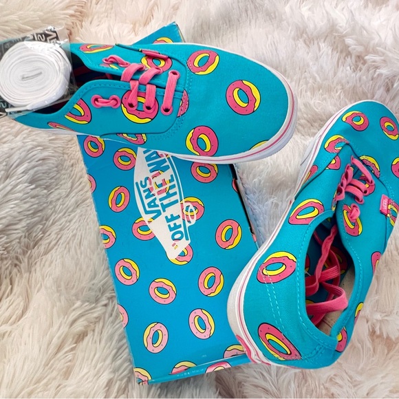 VANS Authentic x Odd Future Donut Scuba Blue Size 11.5 with Box - Picture 3 of 7